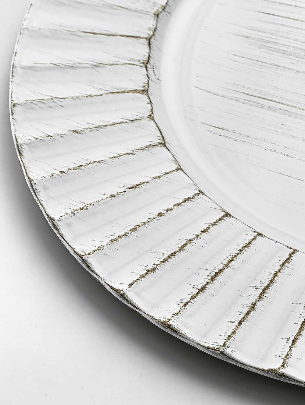 PLATO DE SITIO RUFFLED WHITE image number null