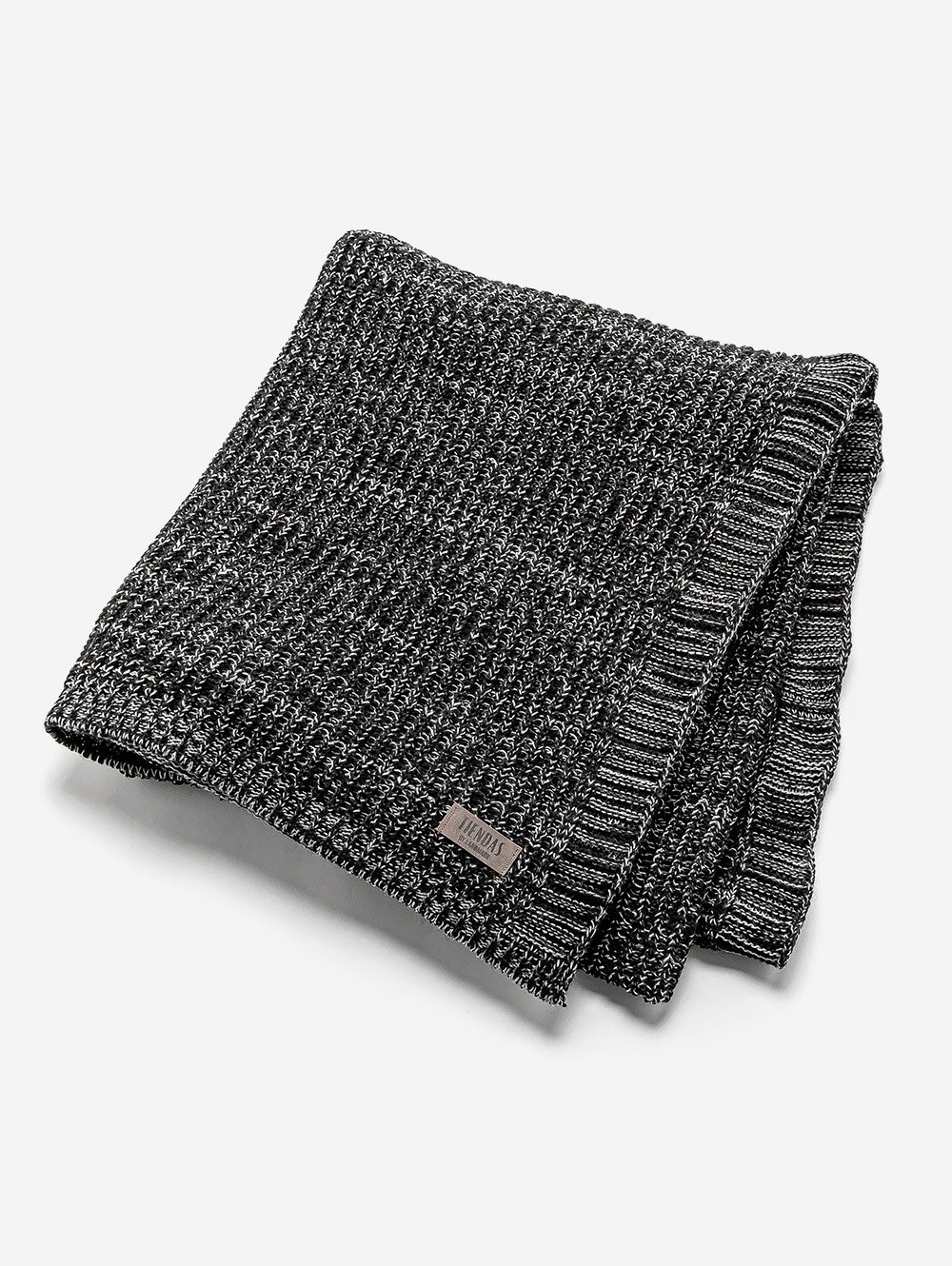 MANTA TEJIDA GRECIA 180 X 120 GRIS OSCURO image number null