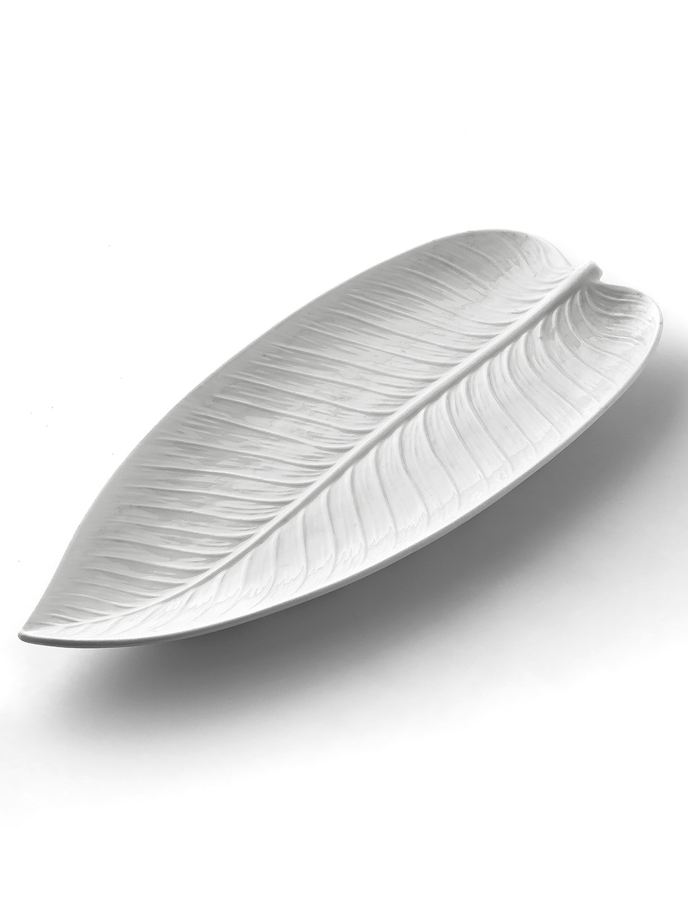 bandeja de porcelana-BANDEJA DE PORCELANA HOJA BLANCO 39X18 CM-MISHKA-2.jpg image number null