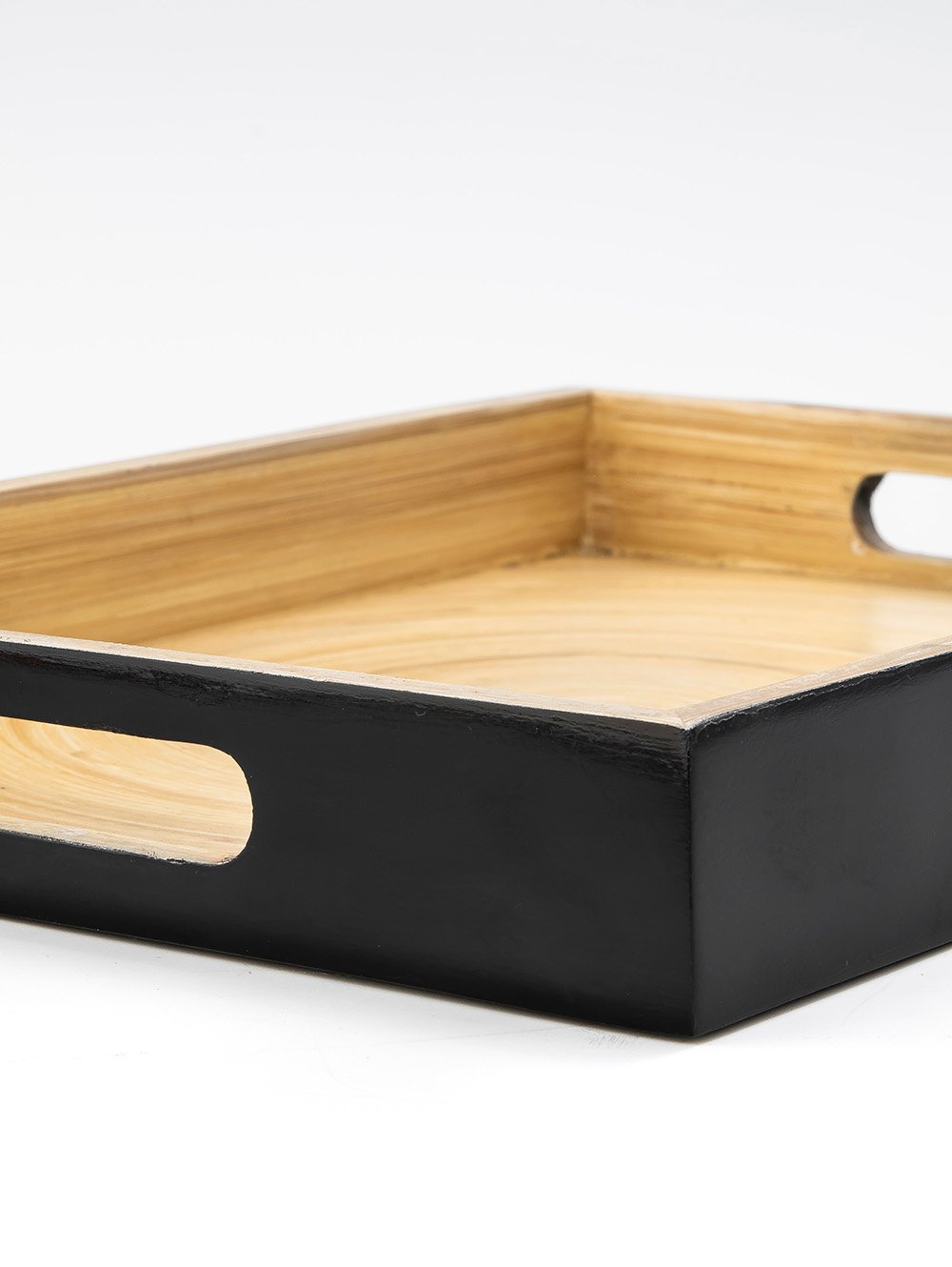 Bandeja rectangular de bambu negra-BANDEJA BAMBOO STECKS BLACK 23X30-Landmark-4.jpg image number null