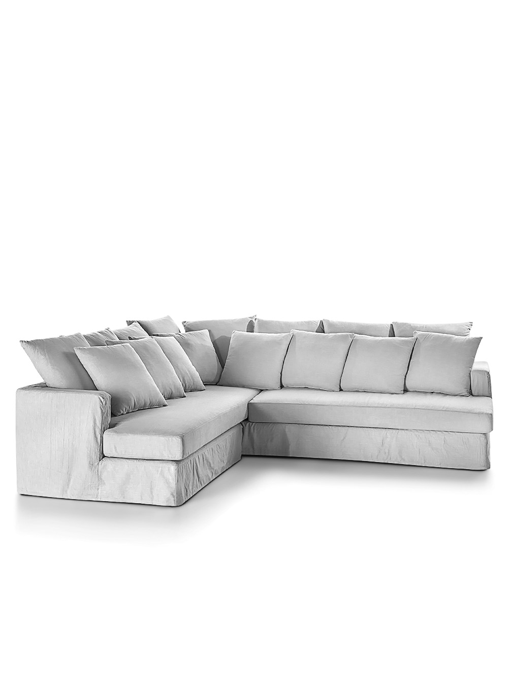 SOFA LULU EN "L" DERECHA TUSOR BLANCO image number null