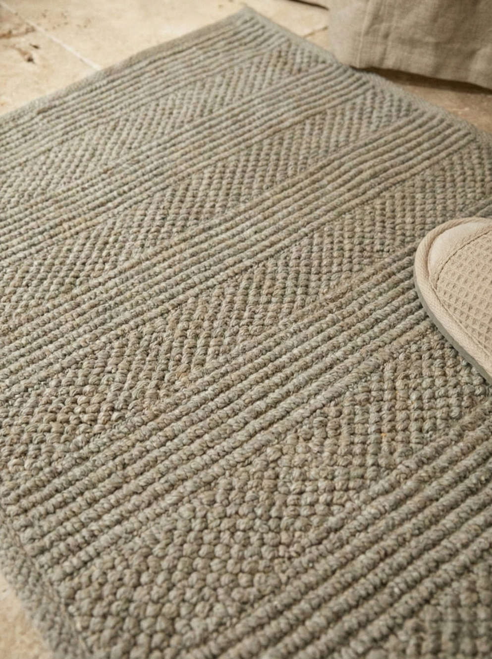 ALFOMBRA DE BA&Ntilde;O ROWE GRIS 70 X 50 image number null