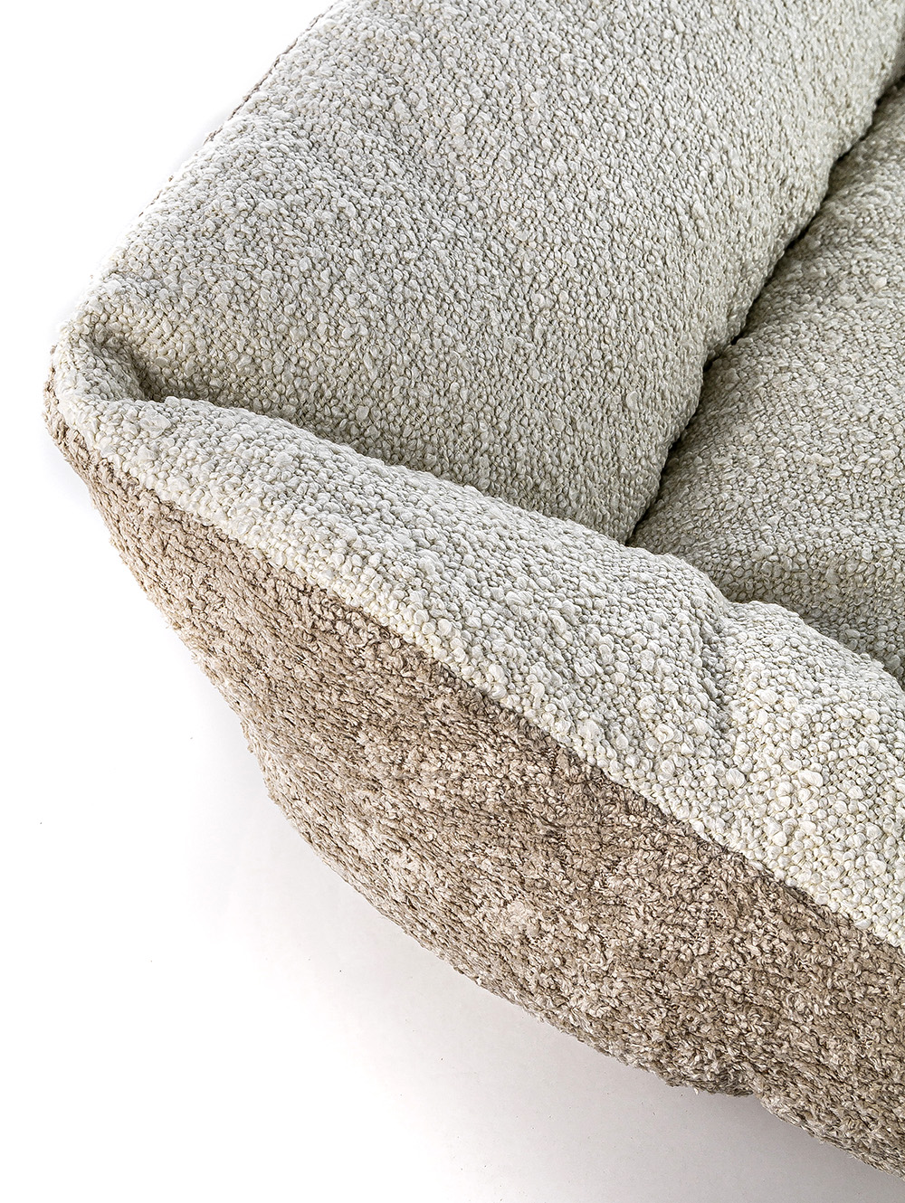 CAMA PARA MASCOTAS BOUCLE BICOLOR BEIGE MEDIUM image number null