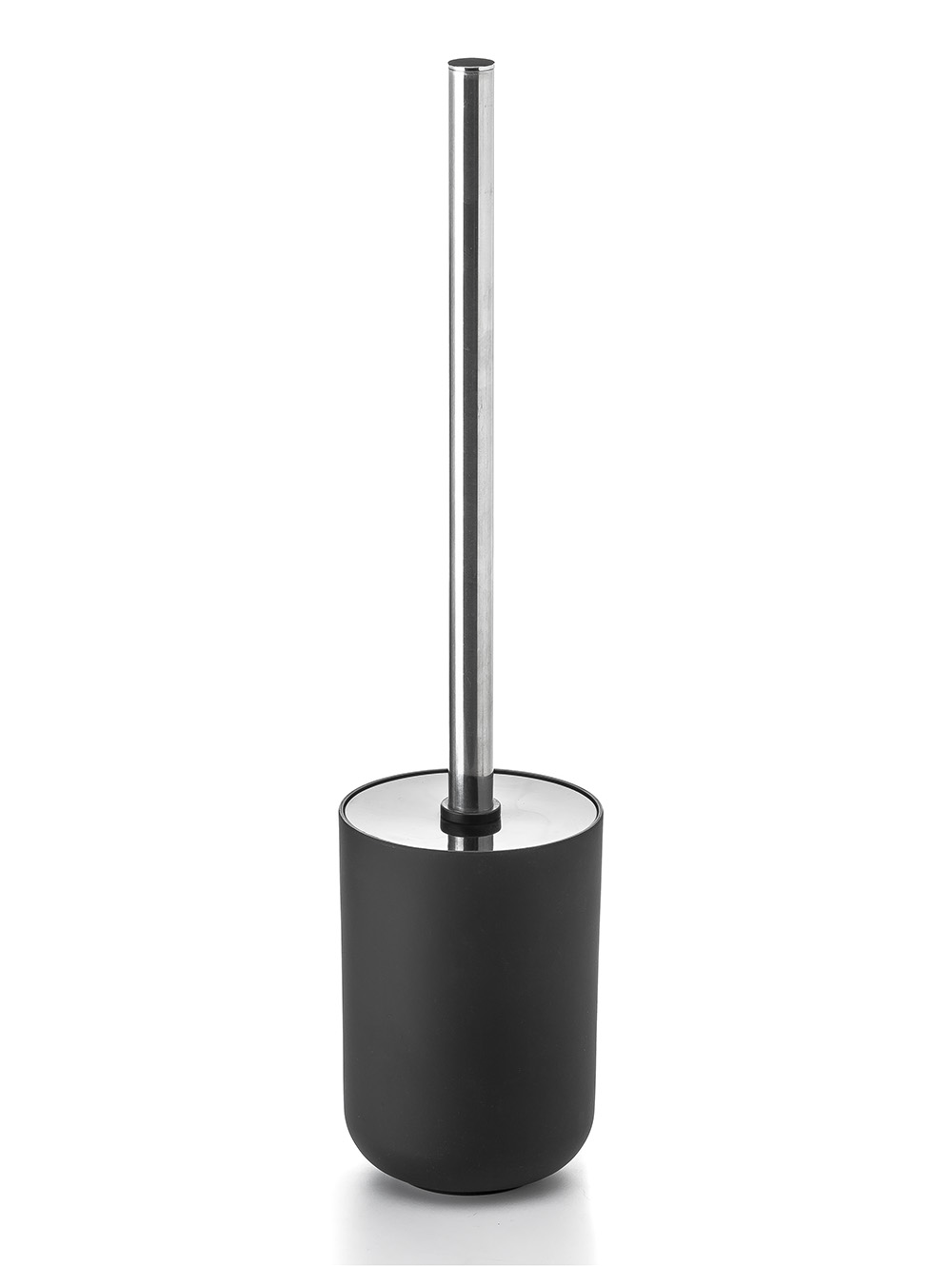 Cepillo para baño negro y cromo-CEPILLO LIMPIA INODORO DENVER NEGRO AZABACHE-Tiendas Landmark-3.jpg image number null