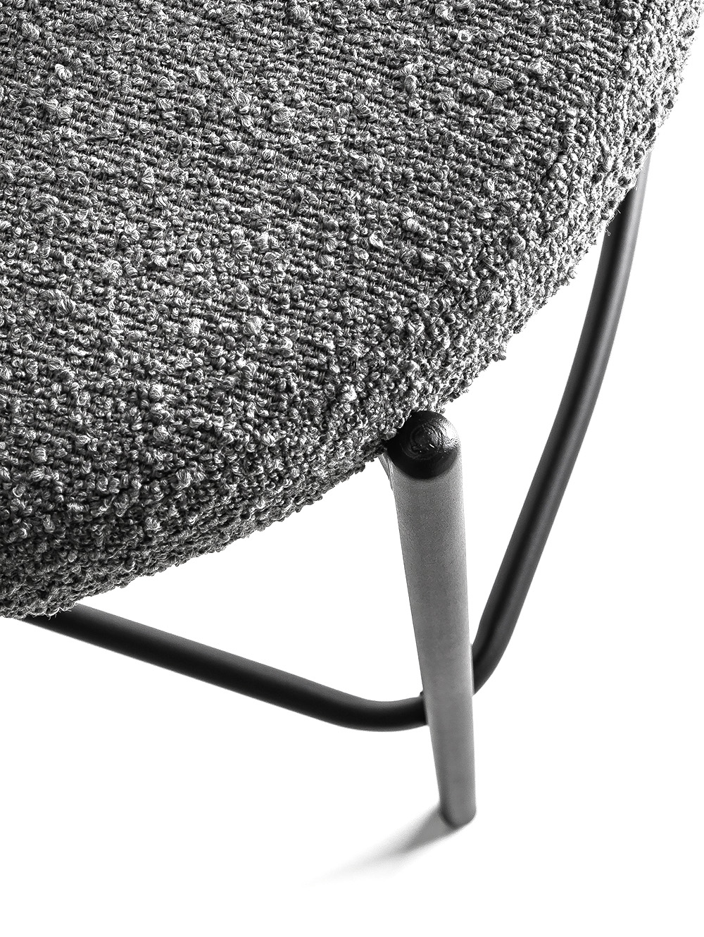 banqueta bar gris-BANQUETA BAR BREMEN BOUCLE DARK GREY-WEYI-7.jpg image number null