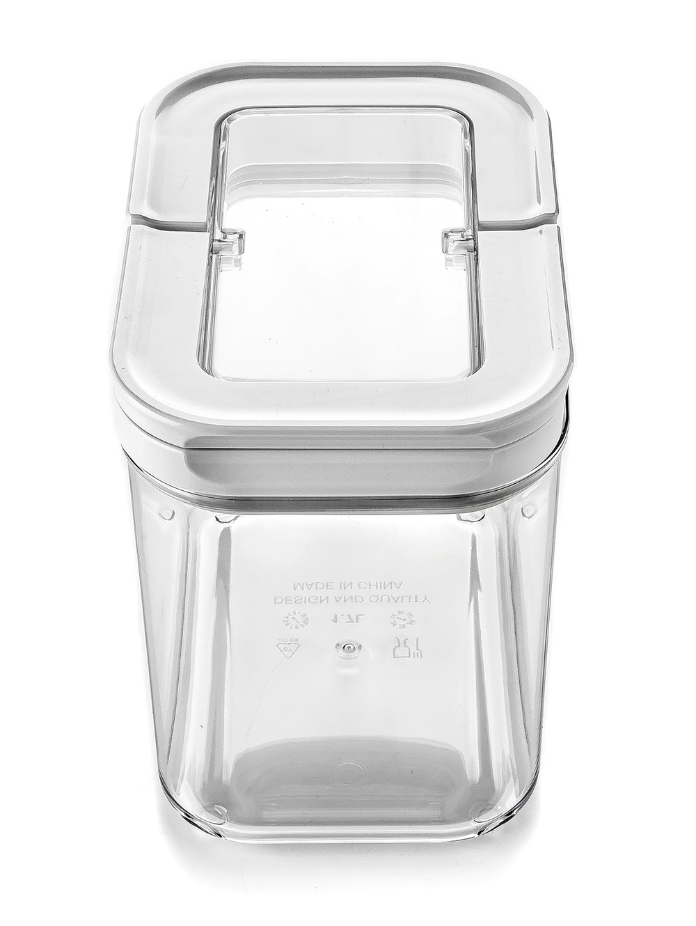 FRASCO HERMETICO RECTANGULAR FLIPLOCK 1700ML image number null