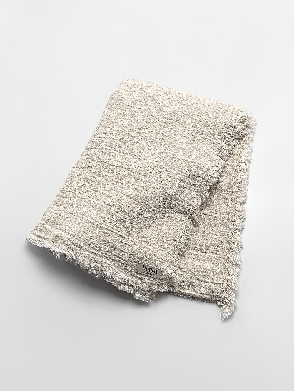 MANTA GASA RUSTICA OFF WHITE 160 X 180 image number null