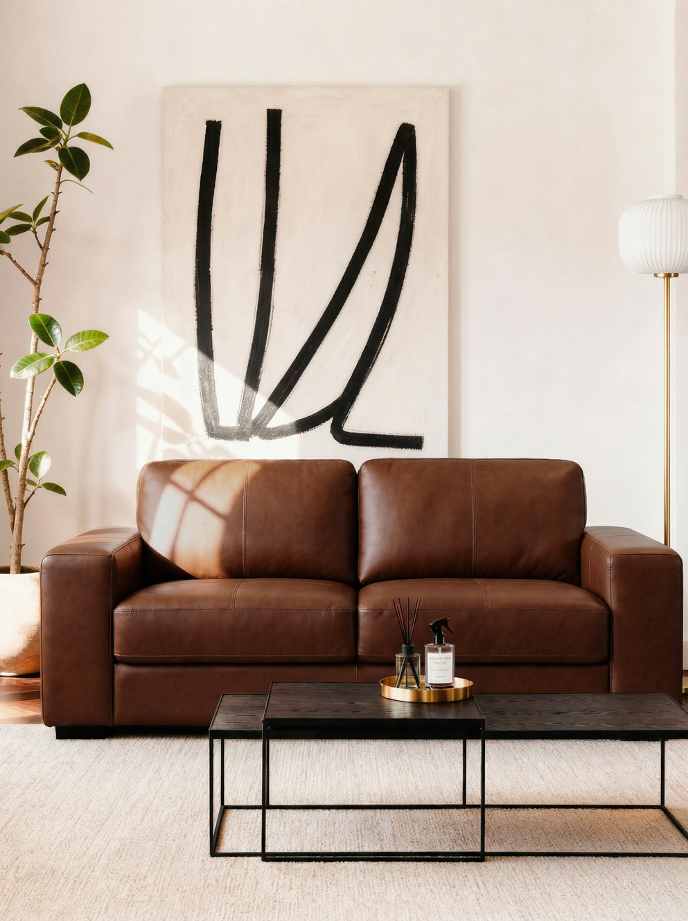 SOFA DE CUERO MEILO image number null