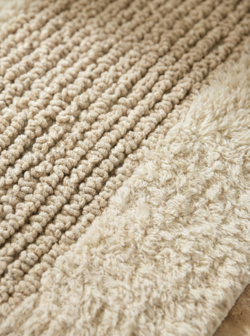 ALFOMBRA DE BA&Ntilde;O REVERSIBLE OHIO BEIGE 70 X50 image number null