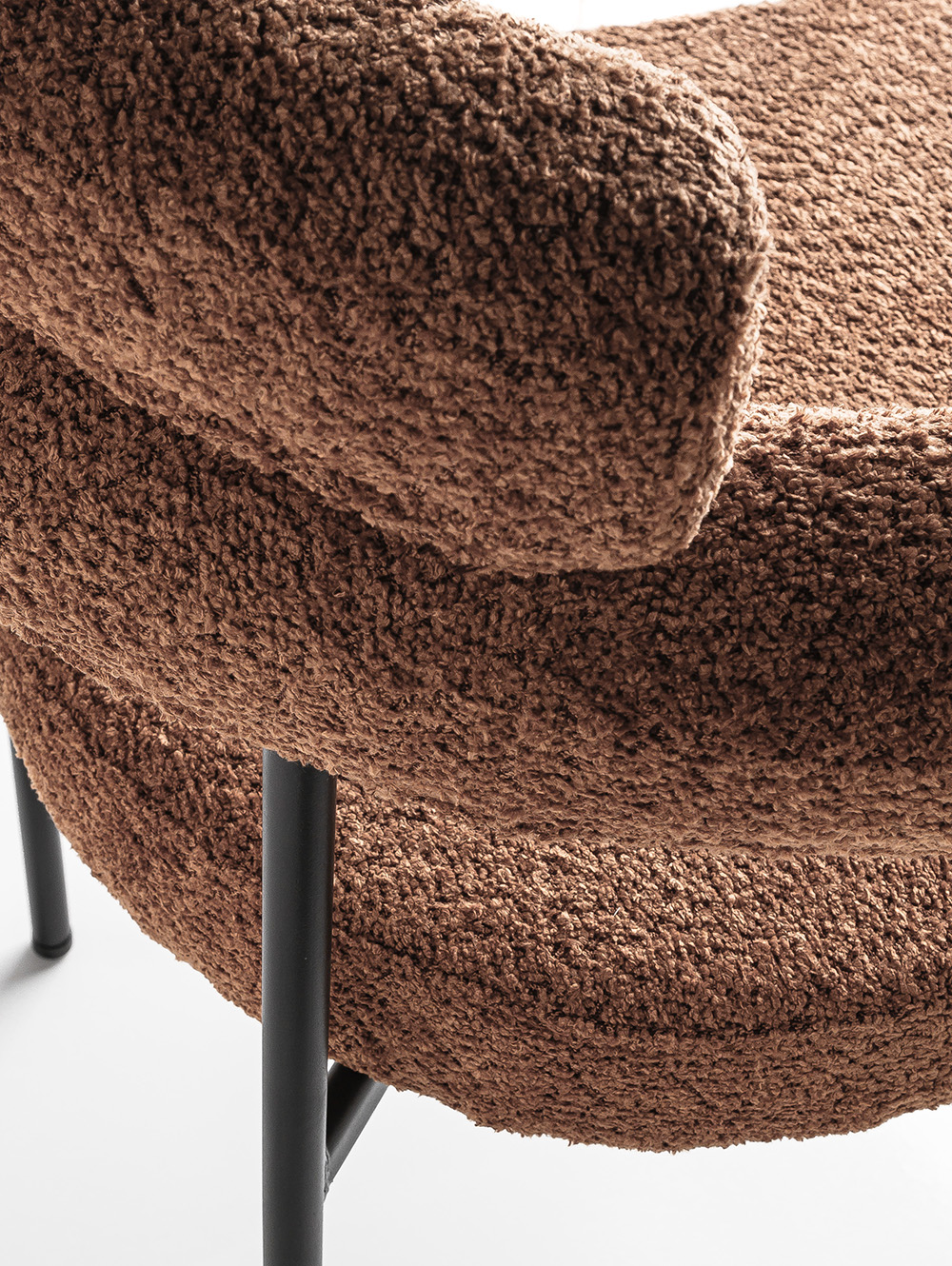 silla de comedor moderna-SILLA BONN BOUCLE ORANGE-WEYI-8.jpg image number null