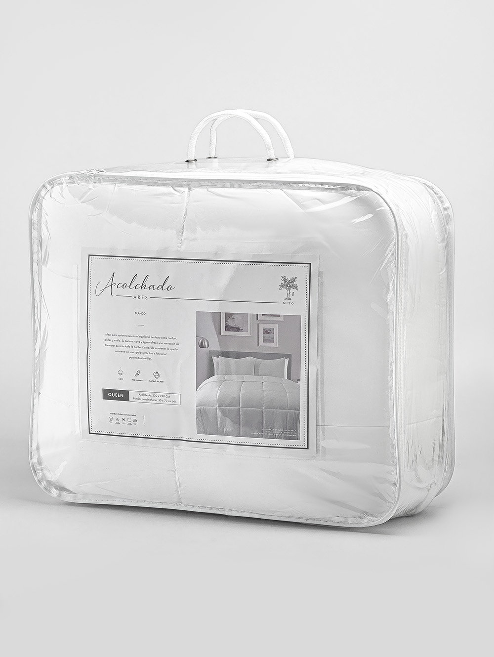 ACOLCHADO ARES QUEEN BLANCO image number null