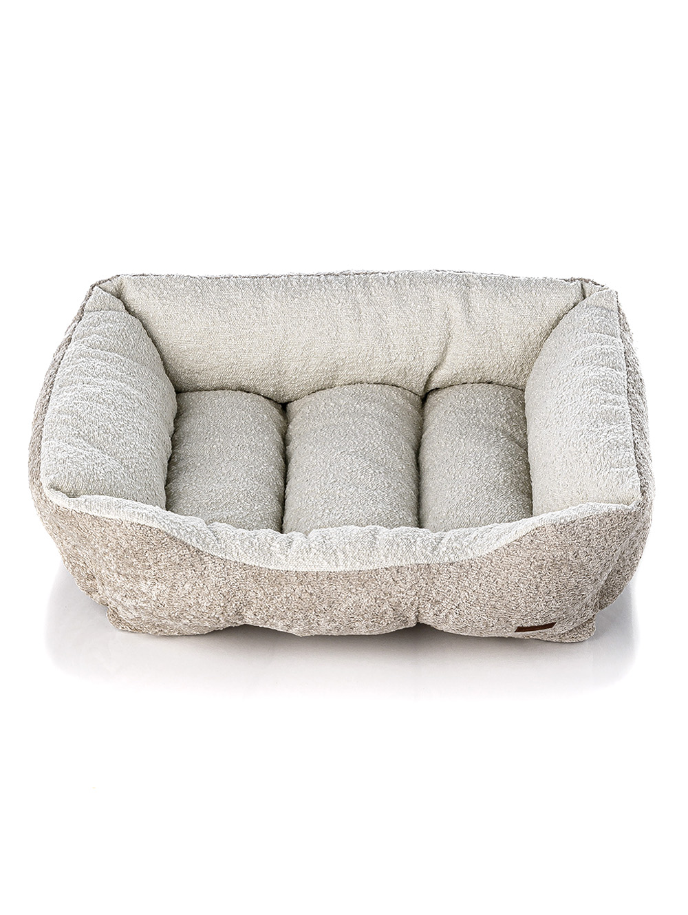 CAMA PARA MASCOTAS BOUCLE BICOLOR BEIGE MEDIUM image number null