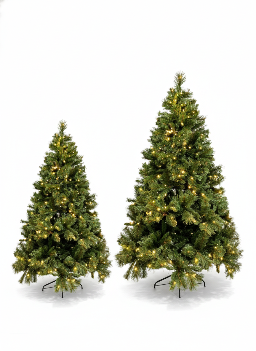 ARBOL DE NAVIDAD ABIES CON LUZ LED 180 CM image number null