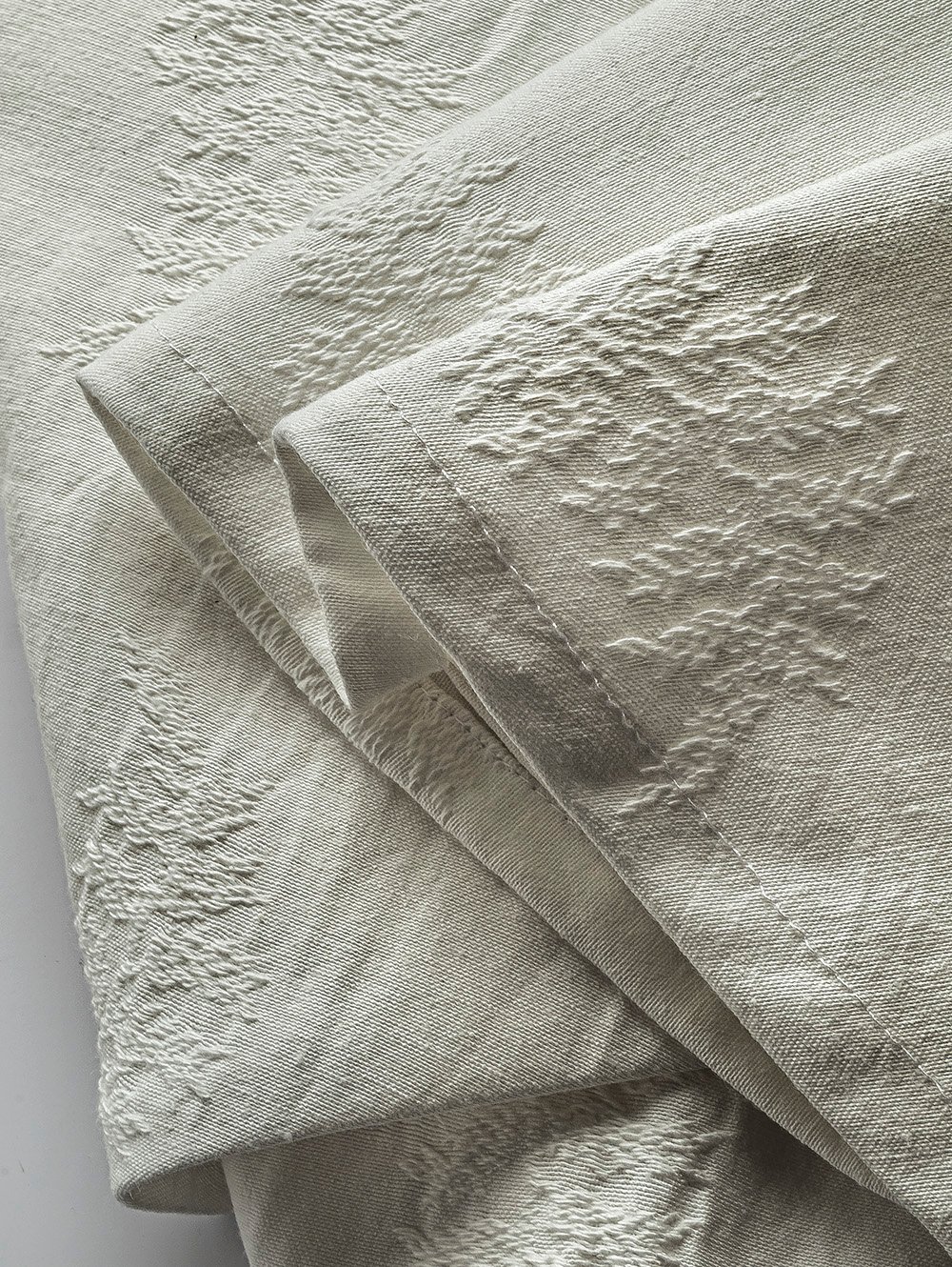 mantel blanco-MANTEL LEAVES BLANCO REDONDO 180CM DIAM-DATEX-7.jpg image number null