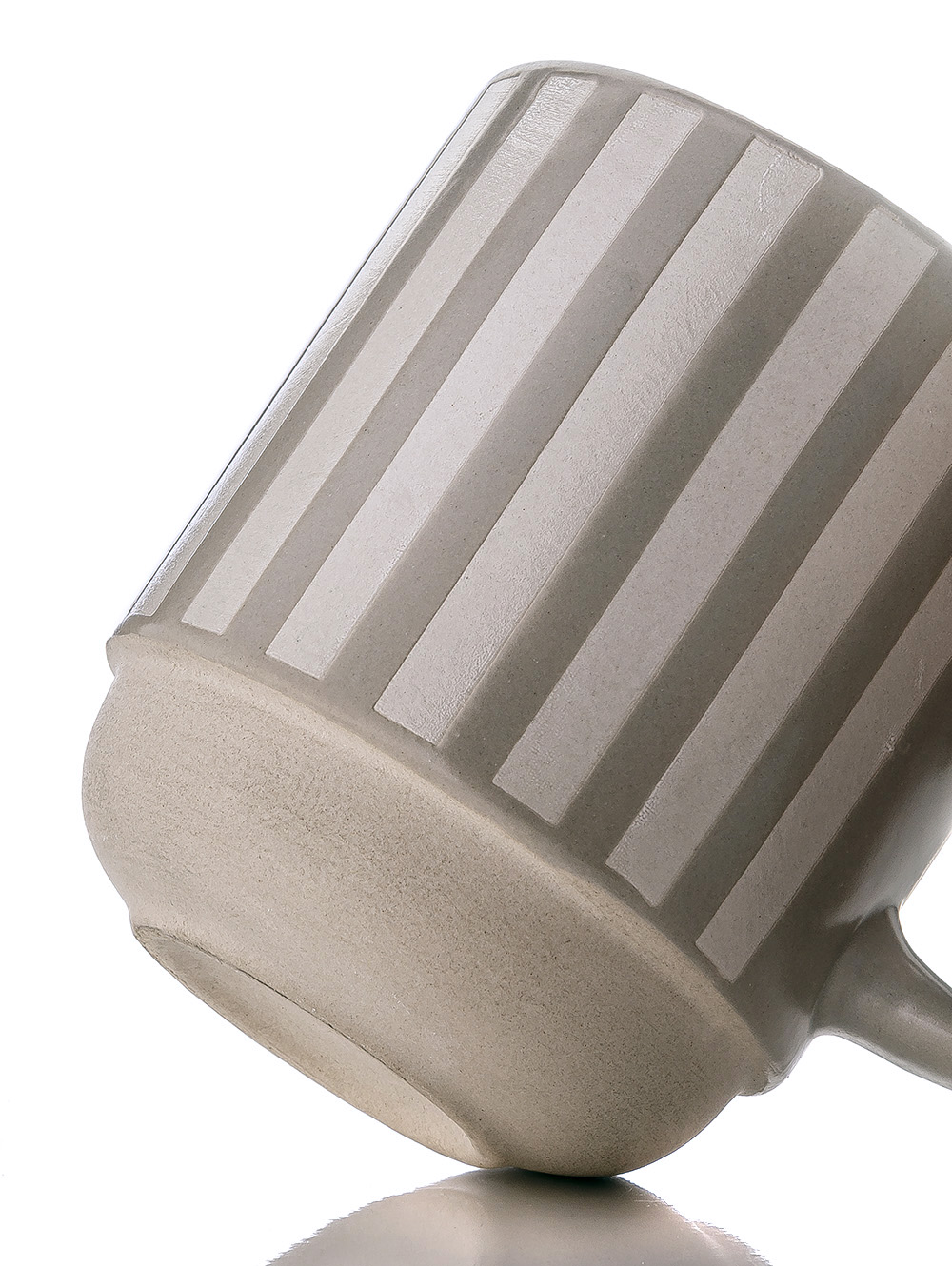 MUG RAYAS BLANCAS Y GRISES 436 ML image number null