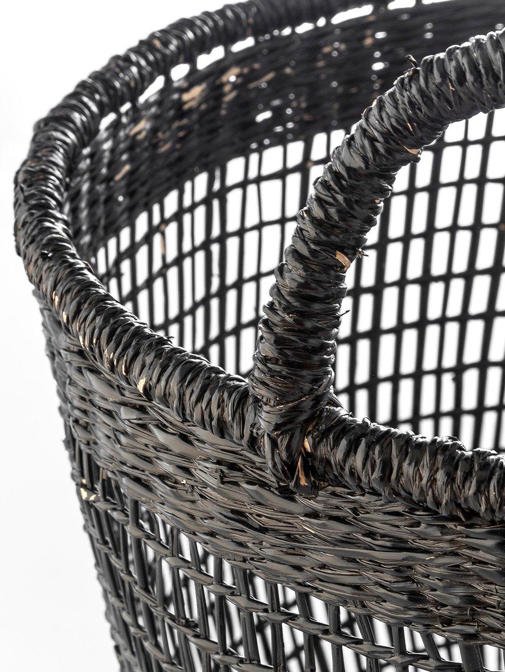 Cesto de ratan negro-CANASTO LAGE BLACK LARGE-Landmark-1.jpg image number null