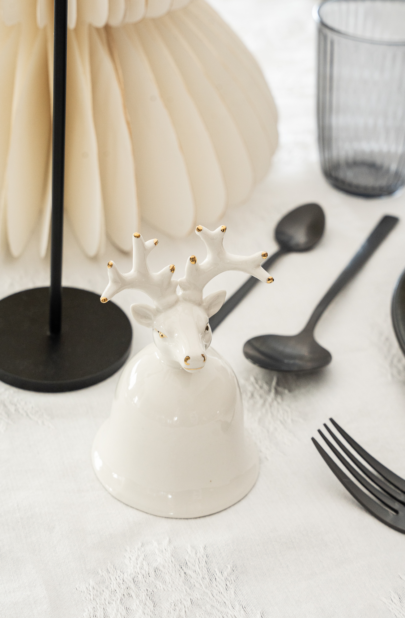 ADORNO NAVIDE&Ntilde;O CAMPANA RENO image number null