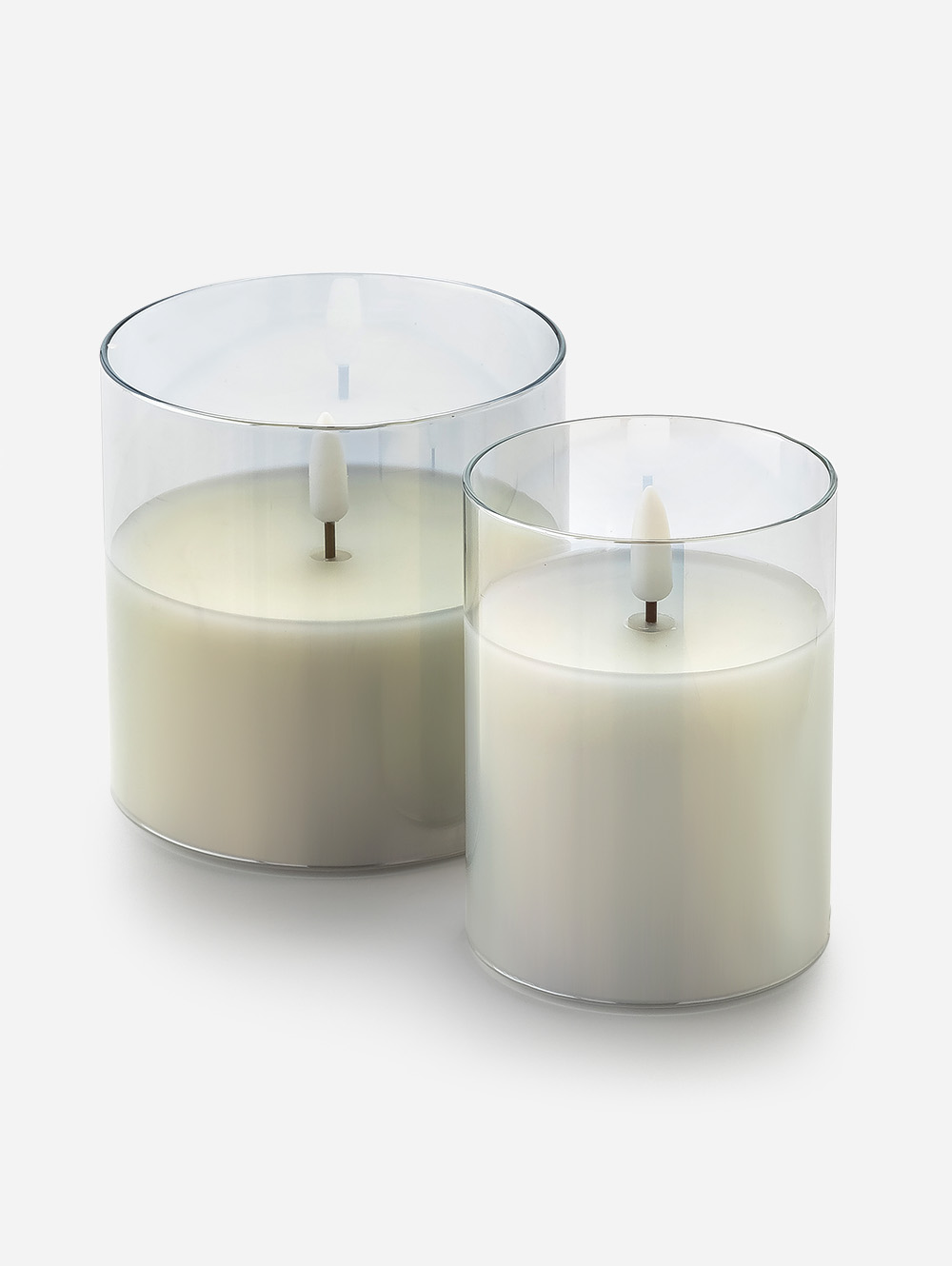 VELA LED GLASS WHITE 10 CM image number null