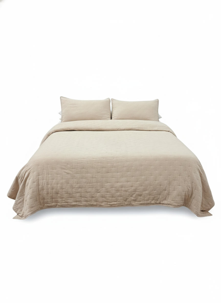 CUBRECAMA BERTHA QUEEN BEIGE image number null