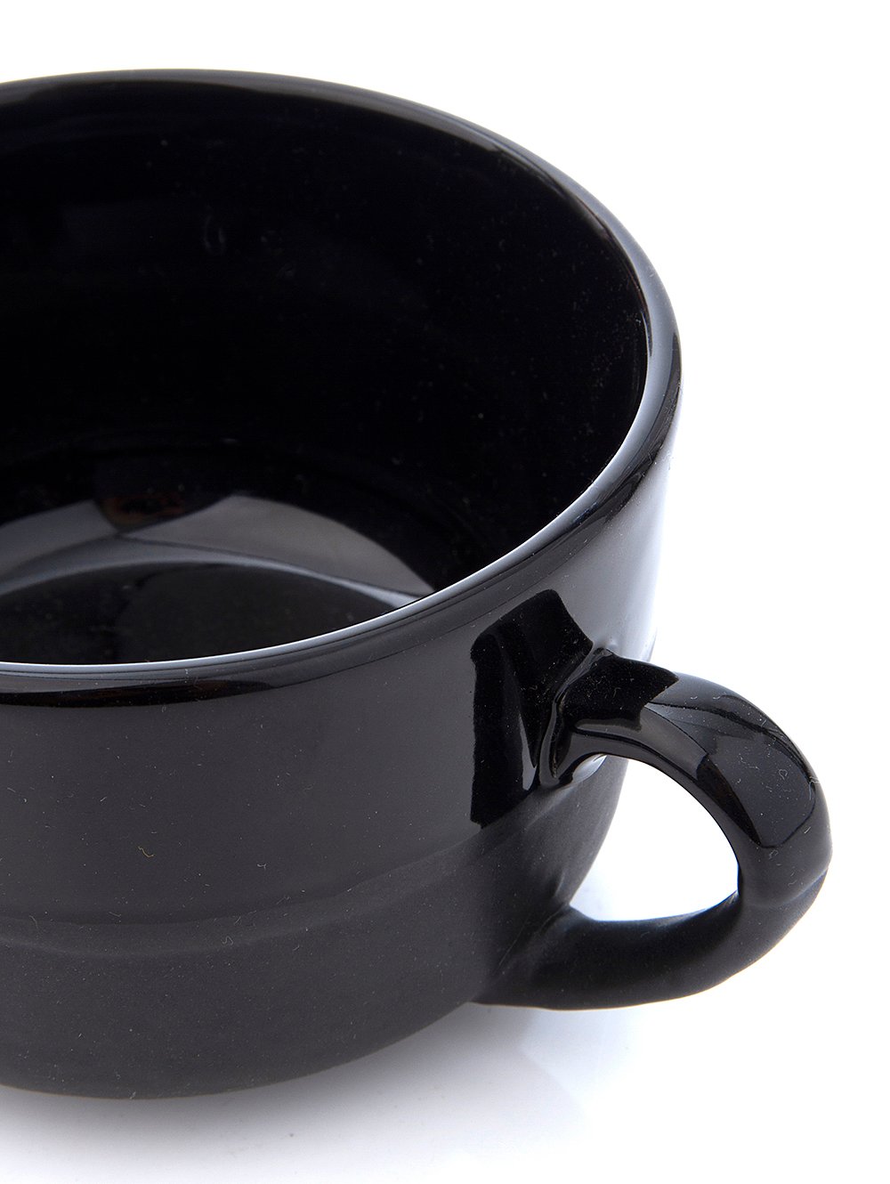 Tazon negro brillante de ceramica-TAZA SARAJEVO N3 BICOLOR NEGRO-Tiendas Landmark-1.jpg image number null