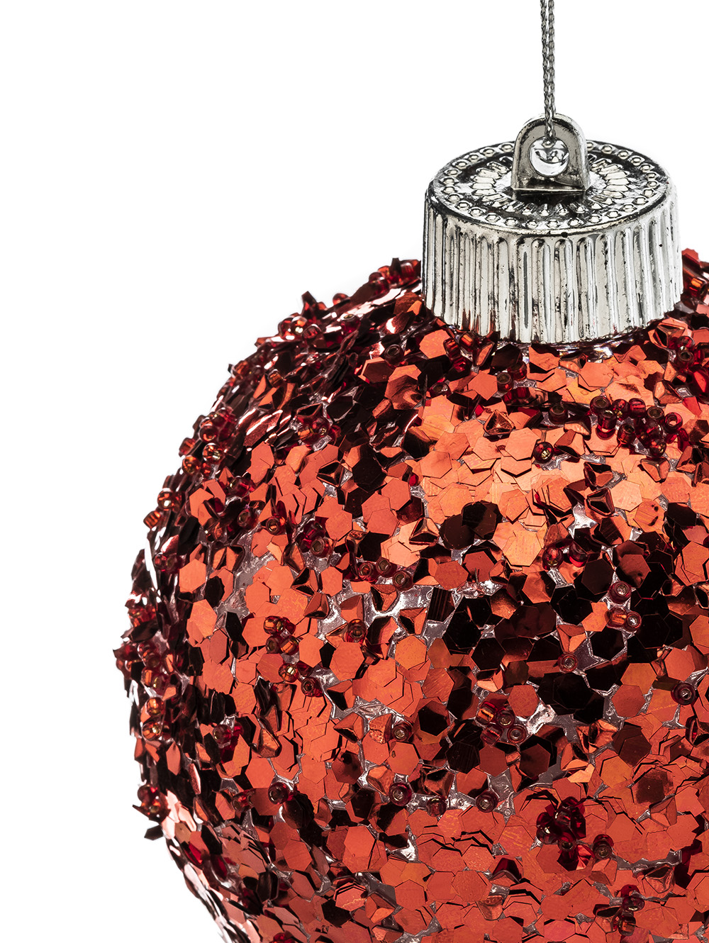 Set de adornos navide&Atilde;&plusmn;os bolas rojas-ADORNO COLGANTE SET X2 GLOBOS ROJOS SHINE-Tiendas Landmark-3.jpg image number null