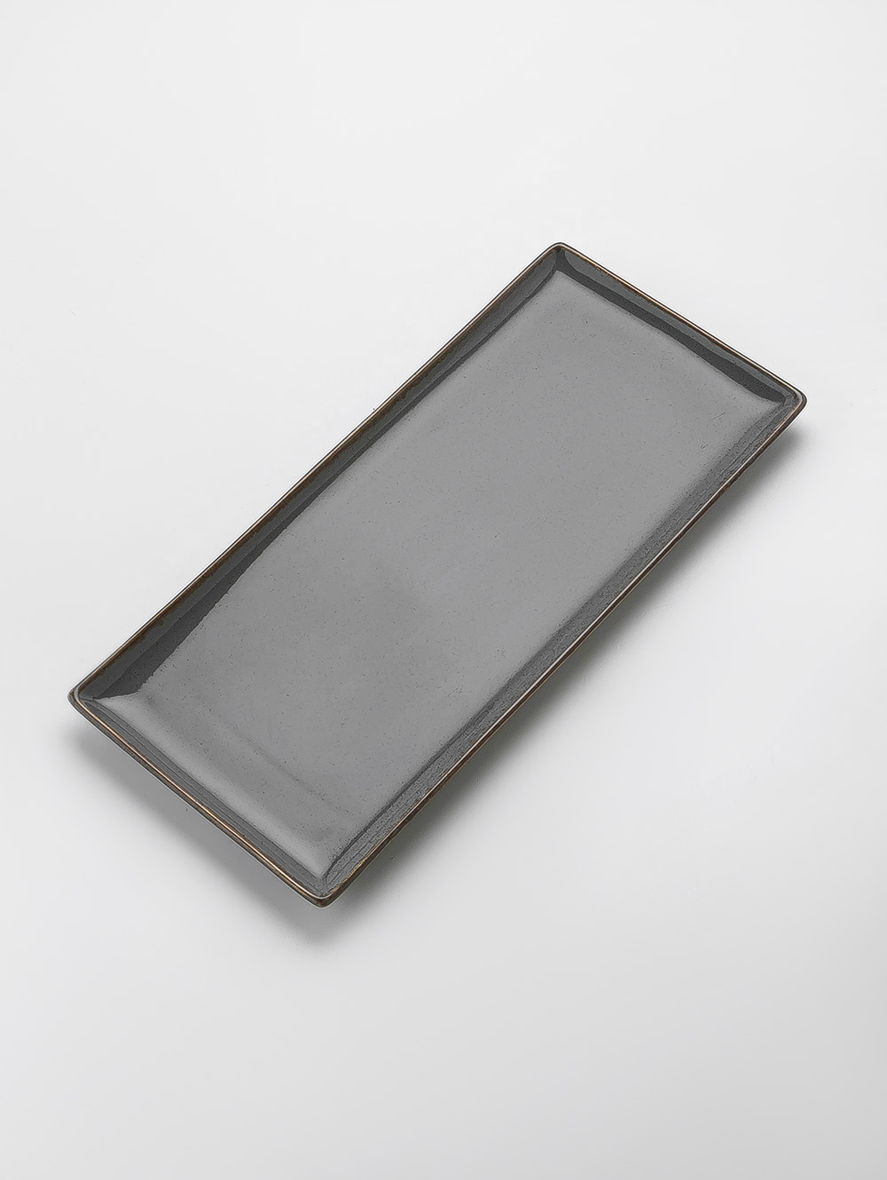 BANDEJA RECTANGULAR SEASONS GREY 35 CM image number null